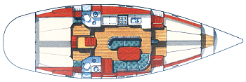 Oceanis 461 - unser Charterboot