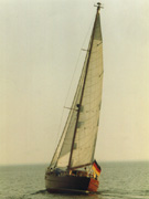 Galatea mit Segel
