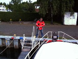 Anlegen und Gast abholen